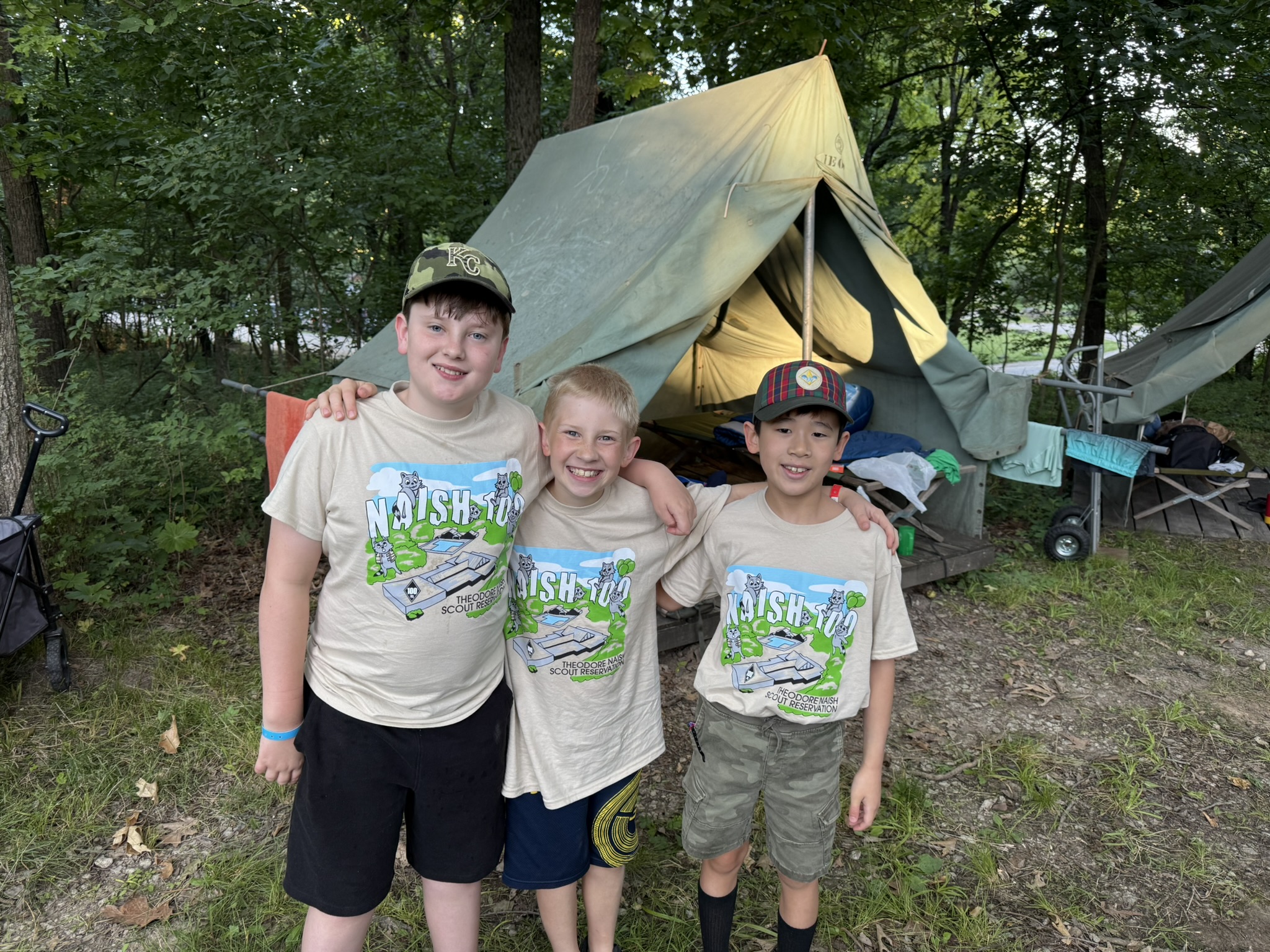 Scouts at Camp Naish